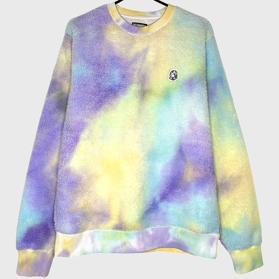 Billionaire Boys Club Men Sweatshirt Medium Ice Cream Astrology Crew Purple Soft